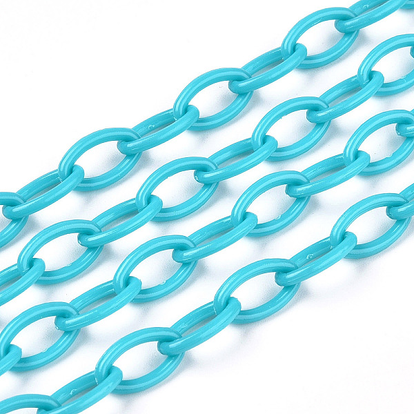 PandaHall Opaque Acrylic Cable Chains, Horse Eye, Dark Turquoise, 13x8x2mm, 18.5 inch~19.29 inch(47~49cm)/strand Acrylic Blue
PandaHall Opaque Acrylic Cable Chains, Horse Eye, Dark Turquoise, 13x8x2mm, 18.5 inch~19.29 inch(47~49cm)/strand Acrylic Blue