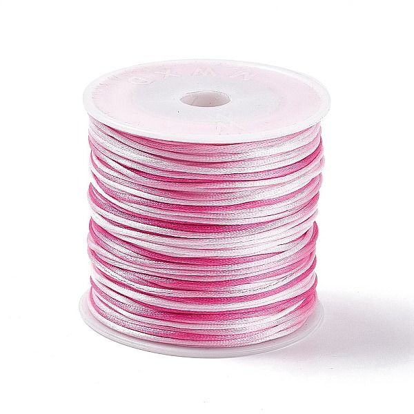PandaHall Segment Dyed Nylon Thread Cord, Rattail Satin Cord, for DIY Jewelry Making, Chinese Knot, Pearl Pink, 1mm Nylon
PandaHall Segment Dyed Nylon Thread Cord, Rattail Satin Cord, for DIY Jewelry Making, Chinese Knot, Pearl Pink, 1mm Nylon