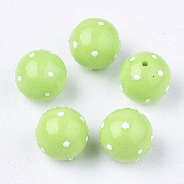 PandaHall Acrylic Beads, Round with Spot, Lawn Green, 16x15mm, Hole: 2.5mm Acrylic Round Green
PandaHall Acrylic Beads, Round with Spot, Lawn Green, 16x15mm, Hole: 2.5mm Acrylic Round Green