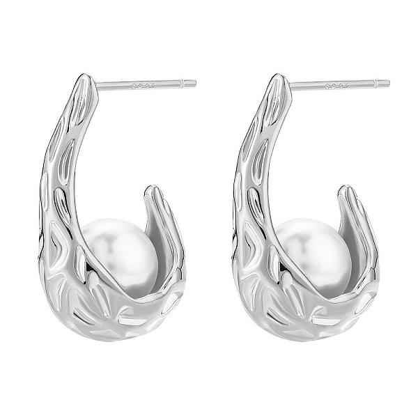 PandaHall Natural Pearl Teardrop Stud Earrings, Half Hoop Earrings, Platinum, 22.5x9.5x14mm, Pin: 0.8mm Pearl Teardrop
PandaHall Natural Pearl Teardrop Stud Earrings, Half Hoop Earrings, Platinum, 22.5x9.5x14mm, Pin: 0.8mm Pearl Teardrop