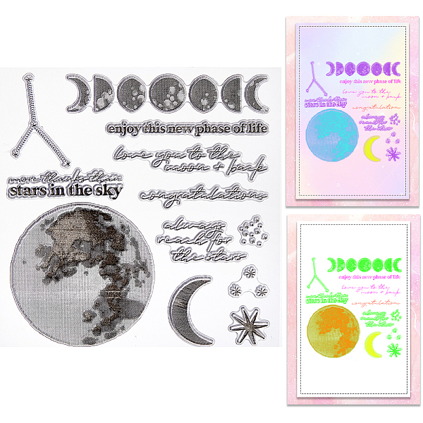 PandaHall Clear Silicone Stamps, for DIY Scrapbooking, Photo Album Decorative, Cards Making, Moon, 139x139x3mm Silicone Moon
PandaHall Clear Silicone Stamps, for DIY Scrapbooking, Photo Album Decorative, Cards Making, Moon, 139x139x3mm Silicone Moon