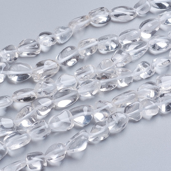 PandaHall Natural Quartz Crystal Beads Strands, Rock Crystal, Tumbled Stone, Nuggets, 9~11x8~9x5~10mm, Hole: 0.8mm, about 45pcs/strand...
PandaHall Natural Quartz Crystal Beads Strands, Rock Crystal, Tumbled Stone, Nuggets, 9~11x8~9x5~10mm, Hole: 0.8mm, about 45pcs/strand...