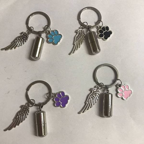 PandaHall 4 Pcs 4 Colors Pet Ashes Key Chain, Pet Memorial Keychain Dog Cat Cremation Keychain Alloy Pet Ashes Keepsake Pet Cremation..., Multicolor
PandaHall 4 Pcs 4 Colors Pet Ashes Key Chain, Pet Memorial Keychain Dog Cat Cremation Keychain Alloy Pet Ashes Keepsake Pet Cremation..., Multicolor