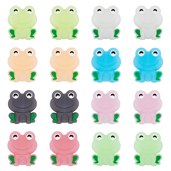 PandaHall DICOSMETIC 16Pcs 8 Colors Frog Luminous Food Grade Eco-Friendly Silicone Beads, Chewing Beads For Teethers, DIY Nursing Necklaces..., Multicolor
PandaHall DICOSMETIC 16Pcs 8 Colors Frog Luminous Food Grade Eco-Friendly Silicone Beads, Chewing Beads For Teethers, DIY Nursing Necklaces..., Multicolor