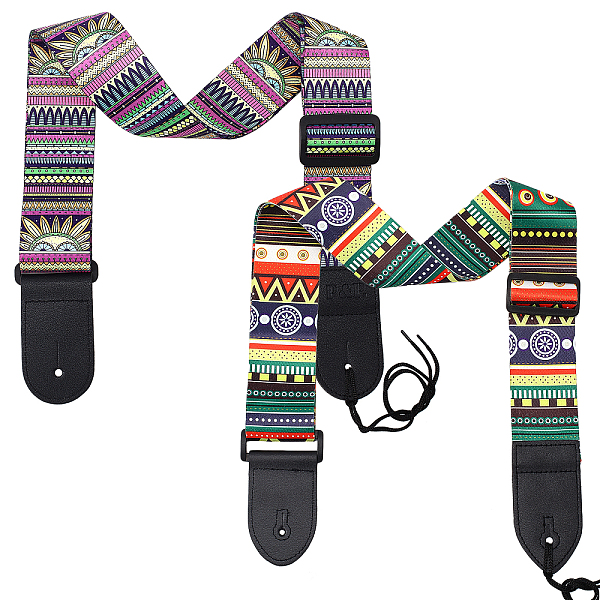 PandaHall CHGCRAFT 2Pcs 2 Style Polyester with PU Leather Strap, for Guitar, Mixed Color, 790x61x14mm and 840~1424x59x14mm, 1pc/style..., Multicolor
PandaHall CHGCRAFT 2Pcs 2 Style Polyester with PU Leather Strap, for Guitar, Mixed Color, 790x61x14mm and 840~1424x59x14mm, 1pc/style..., Multicolor