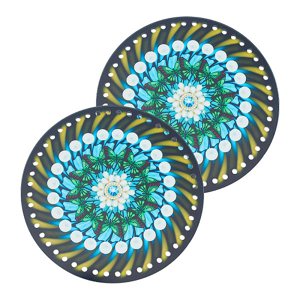PandaHall arricraft 2 Pcs Acrylic Bag Weaving Board, Flat Round Bag Bottom Vortex Pattern Bag Cushion Base Bag Bottom Pad for DIY Knitting...
PandaHall arricraft 2 Pcs Acrylic Bag Weaving Board, Flat Round Bag Bottom Vortex Pattern Bag Cushion Base Bag Bottom Pad for DIY Knitting...