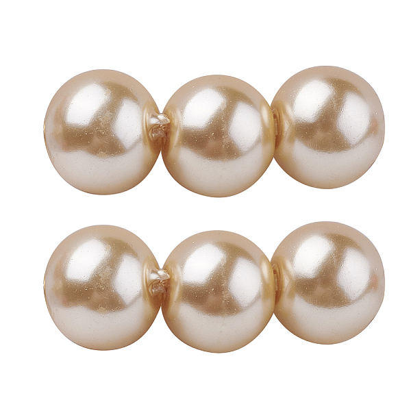 PandaHall Eco-Friendly Grade A Glass Pearl Beads, Pearlized, Round, Navajo White, 6mm, Hole: 1.2~1.5mm, about 68pcs/Strand, 16''(40.64cm)...
PandaHall Eco-Friendly Grade A Glass Pearl Beads, Pearlized, Round, Navajo White, 6mm, Hole: 1.2~1.5mm, about 68pcs/Strand, 16''(40.64cm)...