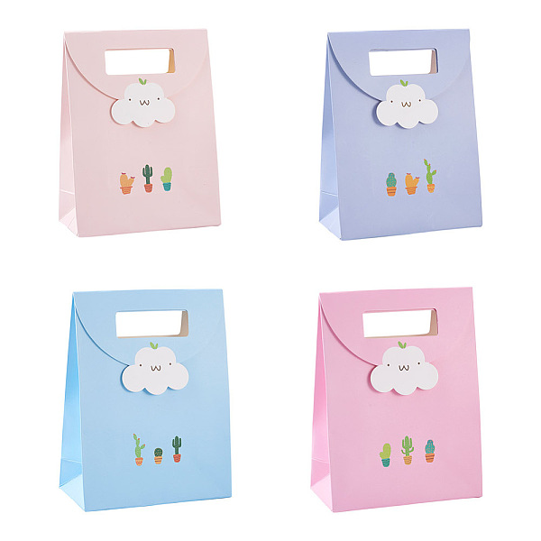 PandaHall Magibeads 20Pcs 4 Colors Rectangle Paper Flip Gift Bags, with Handle & Clouds & Cactus Pattern, Shopping Bags, Mixed Color..., Multicolor
PandaHall Magibeads 20Pcs 4 Colors Rectangle Paper Flip Gift Bags, with Handle & Clouds & Cactus Pattern, Shopping Bags, Mixed Color..., Multicolor