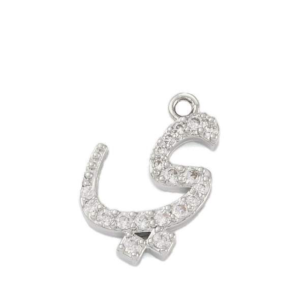 PandaHall Rack Plating Brass Micro Pave Clear Cubic Zirconia Pendants, Long-Lasting Plated, Lead Free & Cadmium Free, Arabic Alphabet...
PandaHall Rack Plating Brass Micro Pave Clear Cubic Zirconia Pendants, Long-Lasting Plated, Lead Free & Cadmium Free, Arabic Alphabet...