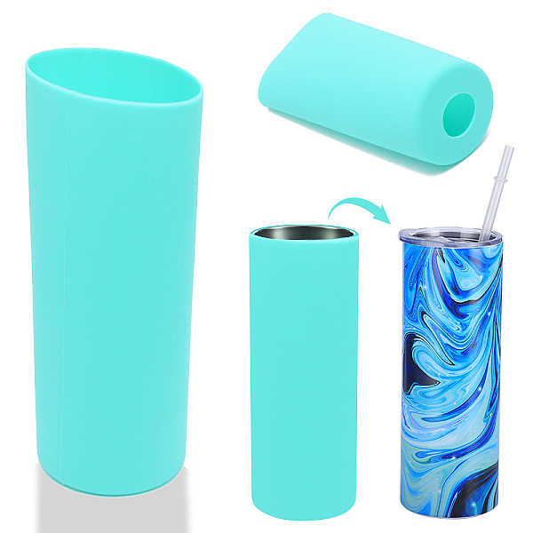 PandaHall GORGECRAFT 2PCS Unseamed Silicone Wrap for Sublimation Tumblers 20oz Reusable Silicone Sublimation Sleeve Mug Clamp Sleeve Fixture..., Cyan
PandaHall GORGECRAFT 2PCS Unseamed Silicone Wrap for Sublimation Tumblers 20oz Reusable Silicone Sublimation Sleeve Mug Clamp Sleeve Fixture..., Cyan