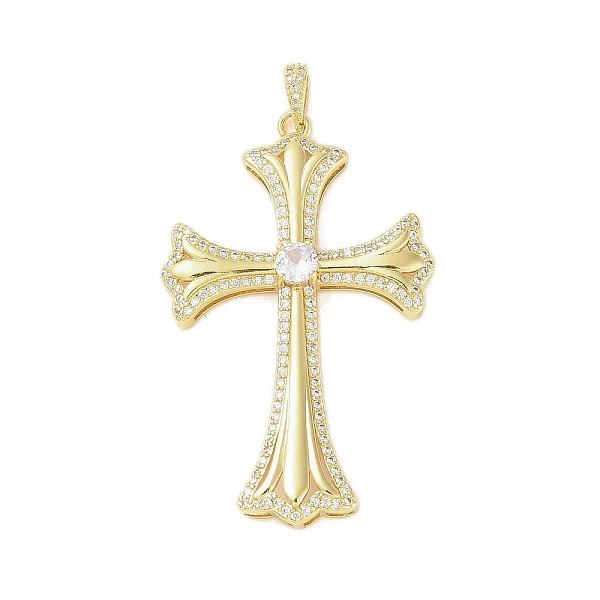 PandaHall Real 18K Gold Plated Brass Micro Pave Cubic Zirconia Pendants, with Glass, Cross, Clear, 60.5x38x7.5mm, Hole: 4x6mm Brass+Cubic...
PandaHall Real 18K Gold Plated Brass Micro Pave Cubic Zirconia Pendants, with Glass, Cross, Clear, 60.5x38x7.5mm, Hole: 4x6mm Brass+Cubic...