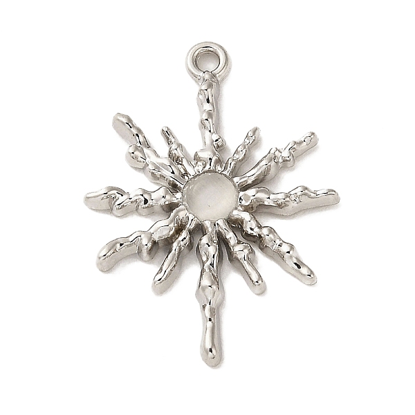 PandaHall Alloy Cat Eye Pendants, Sun Charms, Platinum, 28x20.5x2.5mm, Hole: 1.2mm Alloy+Cat Eye Sun
PandaHall Alloy Cat Eye Pendants, Sun Charms, Platinum, 28x20.5x2.5mm, Hole: 1.2mm Alloy+Cat Eye Sun