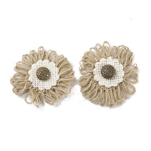 PandaHall Handmade Linen Ornament Accessories, for DIY Craft Making, Flower, Tan, 64~65x11.5mm Cloth Flower Orange
PandaHall Handmade Linen Ornament Accessories, for DIY Craft Making, Flower, Tan, 64~65x11.5mm Cloth Flower Orange