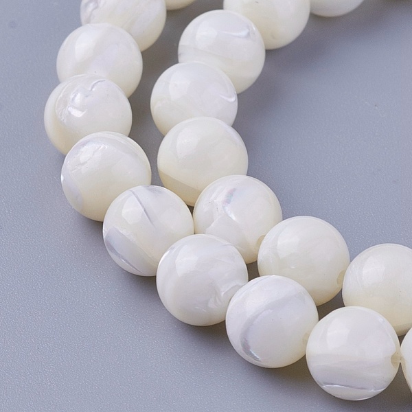 PandaHall Shell Beads Strands, Round, 8~8.2mm, Hole: 1mm, about 52pcs/strand, 15.98 inch(40.6cm) Other Sea Shell Round
PandaHall Shell Beads Strands, Round, 8~8.2mm, Hole: 1mm, about 52pcs/strand, 15.98 inch(40.6cm) Other Sea Shell Round