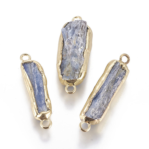 PandaHall Natural Kyanite/Cyanite/Disthene Pendants, with Golden Tone Brass Findings, Nuggets, 40~55x9.5~15.5x4.5~11mm, Hole: 2.8mm Kyanite...
PandaHall Natural Kyanite/Cyanite/Disthene Pendants, with Golden Tone Brass Findings, Nuggets, 40~55x9.5~15.5x4.5~11mm, Hole: 2.8mm Kyanite...