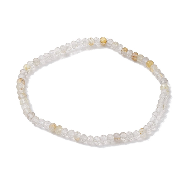 PandaHall Natural Rutilated Quartz Beaded Bracelets, Inner Diameter: 5.35cm Rutilated Quartz
PandaHall Natural Rutilated Quartz Beaded Bracelets, Inner Diameter: 5.35cm Rutilated Quartz