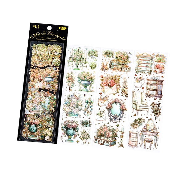PandaHall 3Sheets PET Plastic Sticker, for Scrapbooking, Travel Diary Craft, Light Green, Packing: 215x70mm, 3sheets/set PET Mixed Shapes
PandaHall 3Sheets PET Plastic Sticker, for Scrapbooking, Travel Diary Craft, Light Green, Packing: 215x70mm, 3sheets/set PET Mixed Shapes