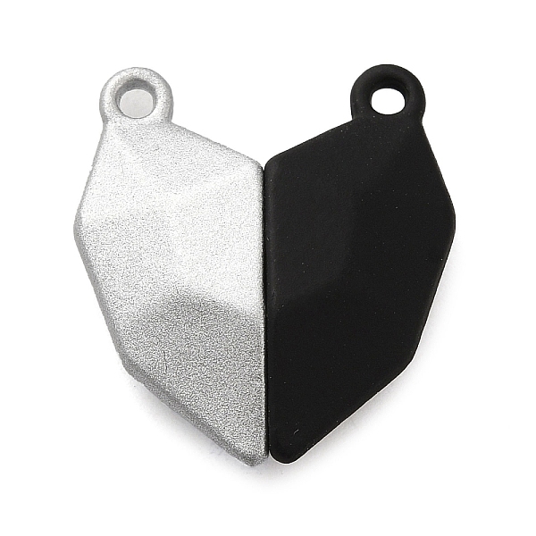 PandaHall Spray Painted Alloy Magnetic Clasps, Faceted Heart, Black, WhiteSmoke, 19.5x17.5x5.5mm, Hole: 1.5mm Alloy Heart White
PandaHall Spray Painted Alloy Magnetic Clasps, Faceted Heart, Black, WhiteSmoke, 19.5x17.5x5.5mm, Hole: 1.5mm Alloy Heart White
