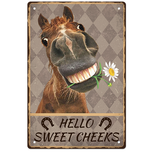 PandaHall Vintage Metal Tin Sign, Iron Wall Decor for Bars, Restaurants, Cafes Pubs, Rectangle, Horse Pattern, 300x200x0.5mm Iron Horse
PandaHall Vintage Metal Tin Sign, Iron Wall Decor for Bars, Restaurants, Cafes Pubs, Rectangle, Horse Pattern, 300x200x0.5mm Iron Horse