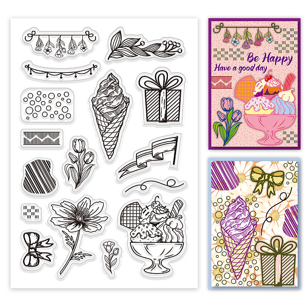 PandaHall PH Everyday Desserts Clear Stamps, Flower Rubber Stamps Silicone Stamp Transparent Seal Stamps for DIY Scrapbooking, Photo Album...
PandaHall PH Everyday Desserts Clear Stamps, Flower Rubber Stamps Silicone Stamp Transparent Seal Stamps for DIY Scrapbooking, Photo Album...