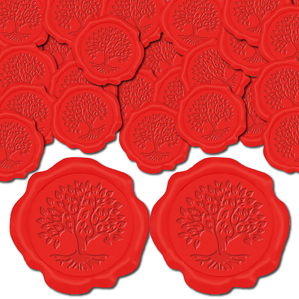 PandaHall CRASPIRE Adhesive Wax Seal Stickers, Envelope Seal Decoration, For Craft Scrapbook DIY Gift, Tree of Life, Red, 25mm, 50pcs/box...
PandaHall CRASPIRE Adhesive Wax Seal Stickers, Envelope Seal Decoration, For Craft Scrapbook DIY Gift, Tree of Life, Red, 25mm, 50pcs/box...