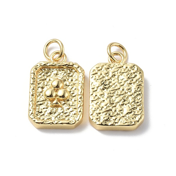 PandaHall Brass Pendants, Cadmium Free & Lead Free, Textured, Rectangle with Club Charm, Real 18K Gold Plated, 18x12x3mm, Ring: 5x0.8mm...
PandaHall Brass Pendants, Cadmium Free & Lead Free, Textured, Rectangle with Club Charm, Real 18K Gold Plated, 18x12x3mm, Ring: 5x0.8mm...
