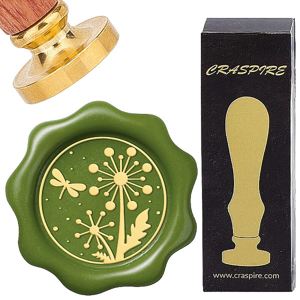 PandaHall CRASPIRE 25mm Dandelion Dragonfly Wax Seal Stamps Plant Sealing Wax Stamp Removable Brass Head with Rosewood Handle for DIY...
PandaHall CRASPIRE 25mm Dandelion Dragonfly Wax Seal Stamps Plant Sealing Wax Stamp Removable Brass Head with Rosewood Handle for DIY...