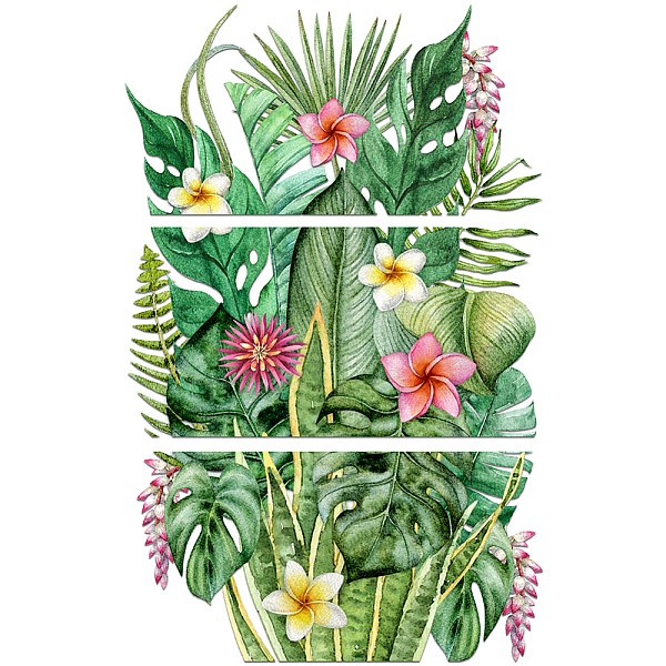 PandaHall 3 Sheets 3 Styles PVC Waterproof Decorative Stickers, Self Adhesive Decals for Furniture Decoration, Leaf, 300x150mm, 1...
PandaHall 3 Sheets 3 Styles PVC Waterproof Decorative Stickers, Self Adhesive Decals for Furniture Decoration, Leaf, 300x150mm, 1...