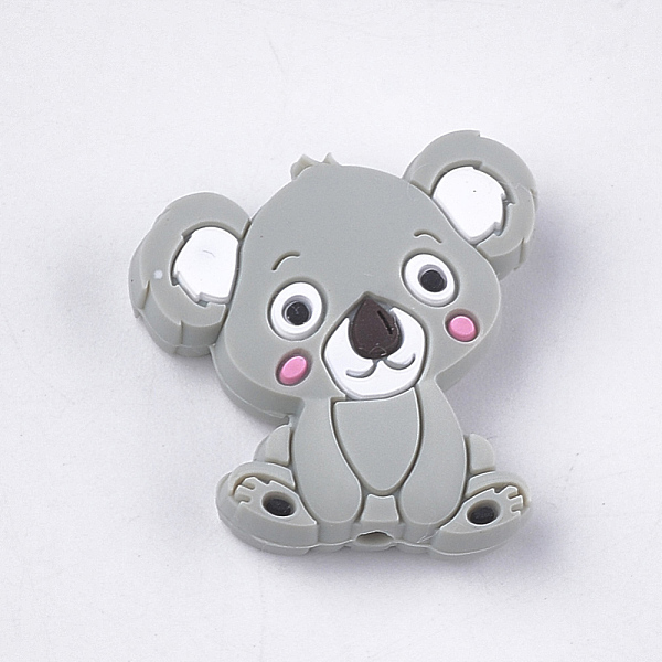 PandaHall Food Grade Eco-Friendly Silicone Beads, Chewing Beads For Teethers, DIY Nursing Necklaces Making, Koala, Light Grey, 28x26x8mm..., Gray
PandaHall Food Grade Eco-Friendly Silicone Beads, Chewing Beads For Teethers, DIY Nursing Necklaces Making, Koala, Light Grey, 28x26x8mm..., Gray