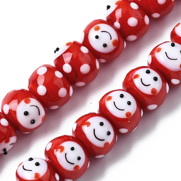 PandaHall Handmade Bumpy Lampwork Beads Strands, Baby, FireBrick, 11.5x14.5x14.5mm, Hole: 2mm, about 39~40pcs/strand, 17.40~17.80 inch..., Red
PandaHall Handmade Bumpy Lampwork Beads Strands, Baby, FireBrick, 11.5x14.5x14.5mm, Hole: 2mm, about 39~40pcs/strand, 17.40~17.80 inch..., Red