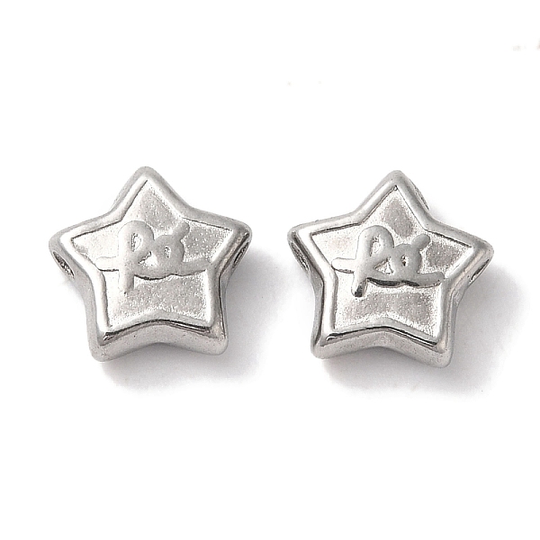 PandaHall 304 Stainless Steel Beads, Star, Stainless Steel Color, 8x8x3mm, Hole: 1mm 304 Stainless Steel Star
PandaHall 304 Stainless Steel Beads, Star, Stainless Steel Color, 8x8x3mm, Hole: 1mm 304 Stainless Steel Star