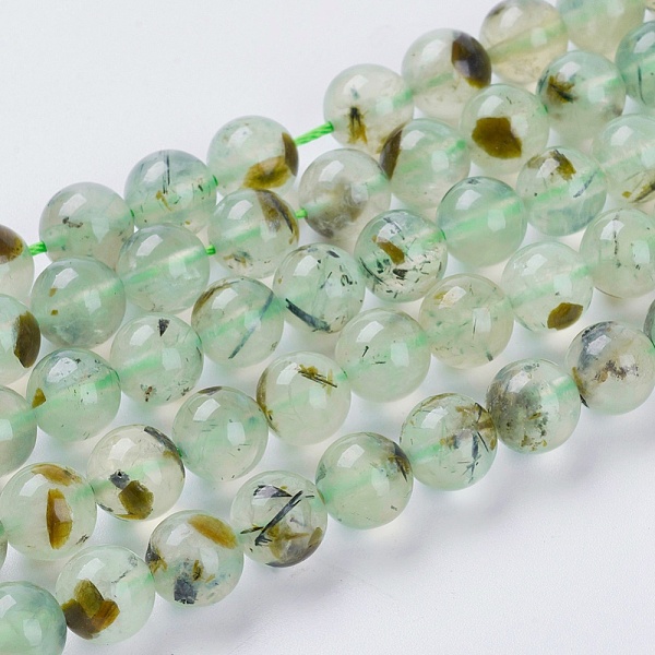 PandaHall Natural Prehnite Beads Strands, Round, Pale Green, 8mm, Hole: 1mm, about 48pcs/strand, 15.5 inch Prehnite Round Green
PandaHall Natural Prehnite Beads Strands, Round, Pale Green, 8mm, Hole: 1mm, about 48pcs/strand, 15.5 inch Prehnite Round Green