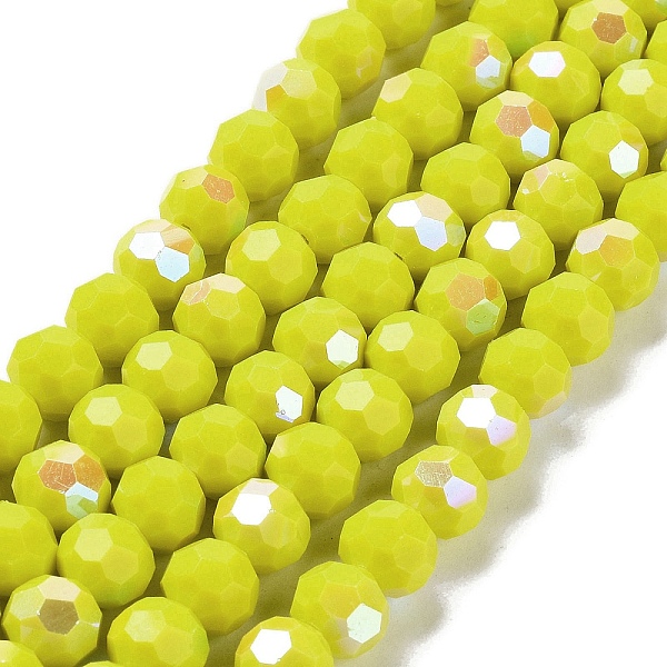 PandaHall Opaque Glass Beads Strands, Faceted, Round, Yellow, 10x9mm, Hole: 1.3mm, about 65~68pcs/strand, 24.13~24.21''(61.3~61.5cm) Glass...
PandaHall Opaque Glass Beads Strands, Faceted, Round, Yellow, 10x9mm, Hole: 1.3mm, about 65~68pcs/strand, 24.13~24.21''(61.3~61.5cm) Glass...