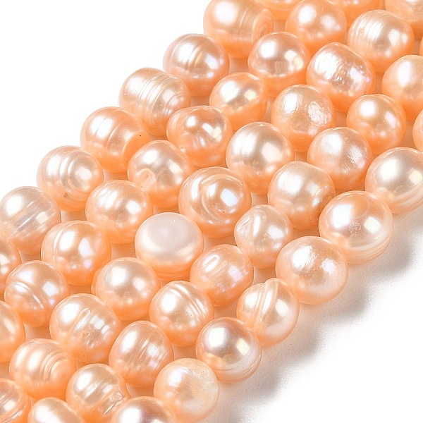 PandaHall Natural Cultured Freshwater Pearl Beads Strands, Potato, Grade A, PeachPuff, 6~8.5x6.5~7.5mm, Hole: 0.7mm, about 52pcs/strand..., Brown
PandaHall Natural Cultured Freshwater Pearl Beads Strands, Potato, Grade A, PeachPuff, 6~8.5x6.5~7.5mm, Hole: 0.7mm, about 52pcs/strand..., Brown