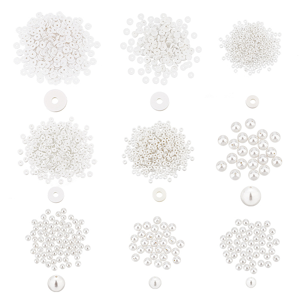 PandaHall DIY Beads Kits, Including Natural White Shell Beads Strands, Shell Pearl Bead Strands, Handmade Polymer Clay Beads, White, about...
PandaHall DIY Beads Kits, Including Natural White Shell Beads Strands, Shell Pearl Bead Strands, Handmade Polymer Clay Beads, White, about...