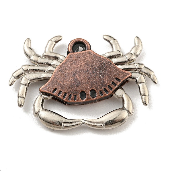 PandaHall Tibetan Style Alloy Pendants, Crab , Cadmium Free & Lead Free, Red Copper, 28x41.5x5.5mm, Hole: 3mm Alloy Crab
PandaHall Tibetan Style Alloy Pendants, Crab , Cadmium Free & Lead Free, Red Copper, 28x41.5x5.5mm, Hole: 3mm Alloy Crab