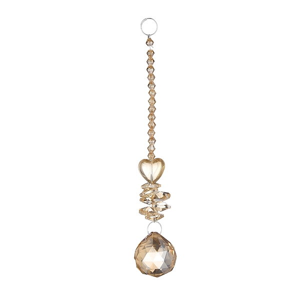 PandaHall Crystal Teardrop Beaded Wall Hanging Decoration Pendant Decoration, Hanging Suncatcher, with Iron Ring and Glass Beads, Camel..., Brown
PandaHall Crystal Teardrop Beaded Wall Hanging Decoration Pendant Decoration, Hanging Suncatcher, with Iron Ring and Glass Beads, Camel..., Brown