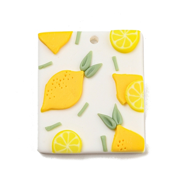 PandaHall Geometrical Shape with Fruit Handmade Polymer Clay Pendants, Rectangle, 30x25x4.5mm, Hole: 2mm Polymer Clay Rectangle
PandaHall Geometrical Shape with Fruit Handmade Polymer Clay Pendants, Rectangle, 30x25x4.5mm, Hole: 2mm Polymer Clay Rectangle