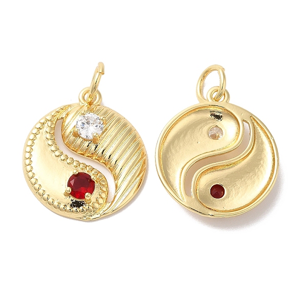 PandaHall Brass Micro Pave Clear & Red Cubic Zirconia Pendants, with Jump Ring, Yin-yang Charm, Real 18K Gold Plated, 23x20x4.5mm, Hole: 3mm...
PandaHall Brass Micro Pave Clear & Red Cubic Zirconia Pendants, with Jump Ring, Yin-yang Charm, Real 18K Gold Plated, 23x20x4.5mm, Hole: 3mm...