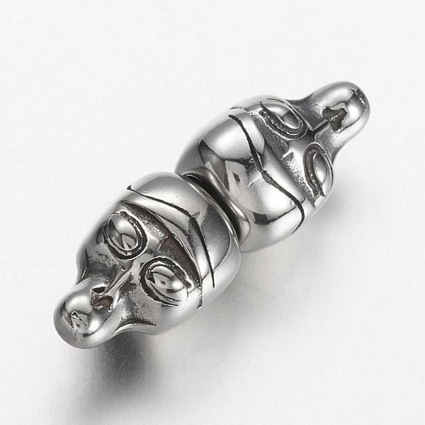 PandaHall 304 Stainless Steel Slide Charms, Gost, Antique Silver, 33x11.5x11mm, Hole: 6mm 304 Stainless Steel Human
PandaHall 304 Stainless Steel Slide Charms, Gost, Antique Silver, 33x11.5x11mm, Hole: 6mm 304 Stainless Steel Human