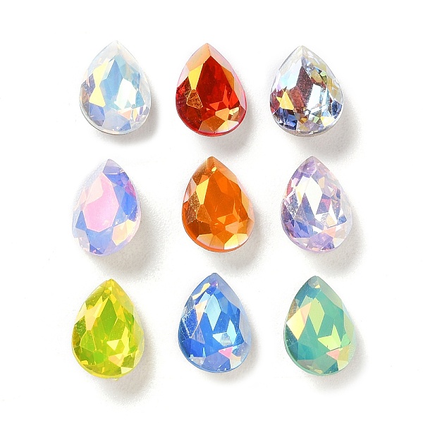 PandaHall Glass Rhinestone Cabochons, Faceted, Pointed Back & Back Plated, Teardrop, Mixed Color, 10x7x3.5mm Glass Rhinestone Teardrop..., Multicolor
PandaHall Glass Rhinestone Cabochons, Faceted, Pointed Back & Back Plated, Teardrop, Mixed Color, 10x7x3.5mm Glass Rhinestone Teardrop..., Multicolor