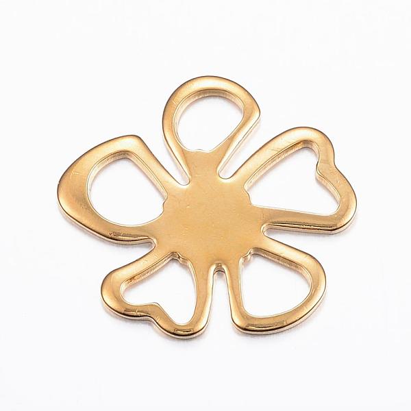 PandaHall 304 Stainless Steel Links connectors, Flower, Golden, 26.5x24.5x1.5mm 304 Stainless Steel Flower
PandaHall 304 Stainless Steel Links connectors, Flower, Golden, 26.5x24.5x1.5mm 304 Stainless Steel Flower