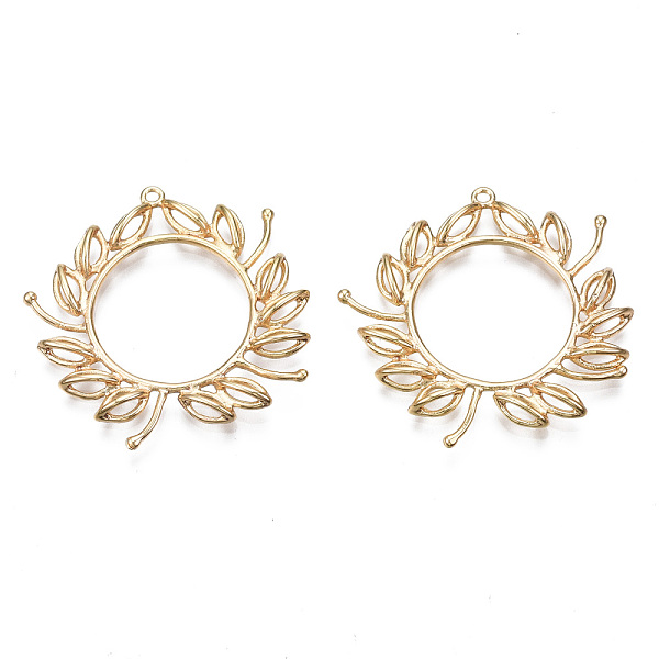PandaHall Brass Pendants, Nickel Free, Leaf, Real 18K Gold Plated, 32x32x2.5mm, Hole: 1mm Brass Leaf
PandaHall Brass Pendants, Nickel Free, Leaf, Real 18K Gold Plated, 32x32x2.5mm, Hole: 1mm Brass Leaf