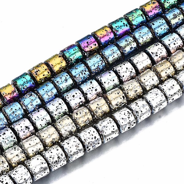 PandaHall Electroplated Natural Lava Rock Beads Strands, Column, Bumpy, Mixed Color, 8.5x8mm, Hole: 1mm, about 50pcs/strand, 15.75 inch..., Multicolor
PandaHall Electroplated Natural Lava Rock Beads Strands, Column, Bumpy, Mixed Color, 8.5x8mm, Hole: 1mm, about 50pcs/strand, 15.75 inch..., Multicolor