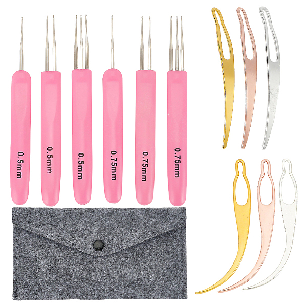 PandaHall GOMAKERER 12 Pcs 12 Styles Dreadlock Crochet Hooks for Hair, Dreads Crochet Needle Braid Hair Dreadlocks Needle Hair Weaving..., Multicolor
PandaHall GOMAKERER 12 Pcs 12 Styles Dreadlock Crochet Hooks for Hair, Dreads Crochet Needle Braid Hair Dreadlocks Needle Hair Weaving..., Multicolor