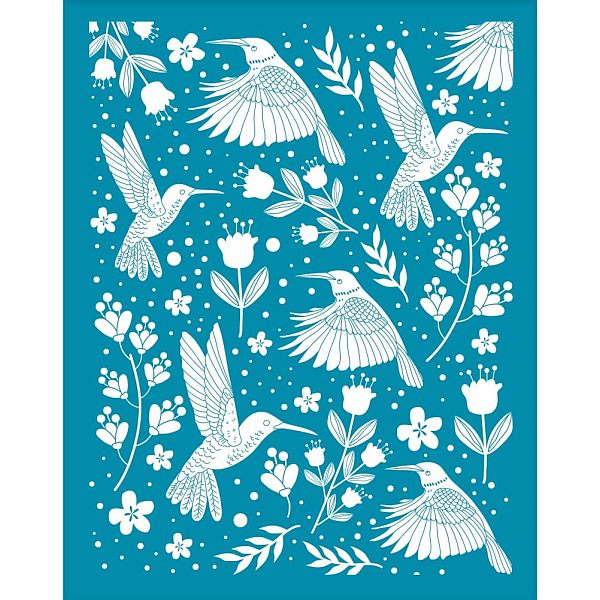 PandaHall Silk Screen Printing Stencil, for Painting on Wood, DIY Decoration T-Shirt Fabric, Bird Pattern, 100x127mm Nylon Bird Cyan
PandaHall Silk Screen Printing Stencil, for Painting on Wood, DIY Decoration T-Shirt Fabric, Bird Pattern, 100x127mm Nylon Bird Cyan
