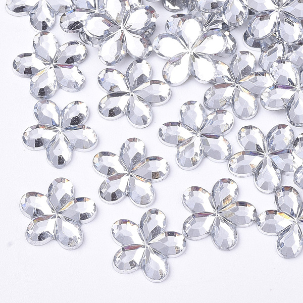 PandaHall Plastic Cabochons, Flower, Clear, 9x9.5x1.5mm, about 5000pcs/bag Plastic Flower Clear
PandaHall Plastic Cabochons, Flower, Clear, 9x9.5x1.5mm, about 5000pcs/bag Plastic Flower Clear