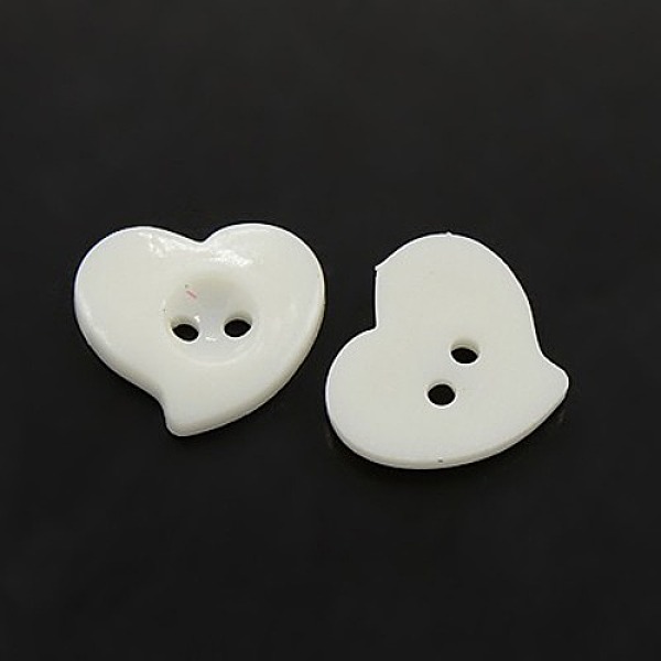 PandaHall Acrylic Heart Buttons, Plastic Sewing Buttons for Costume Design, 2-Hole, Dyed, White, 13x12x2mm, Hole: 1mm Acrylic Heart White
PandaHall Acrylic Heart Buttons, Plastic Sewing Buttons for Costume Design, 2-Hole, Dyed, White, 13x12x2mm, Hole: 1mm Acrylic Heart White