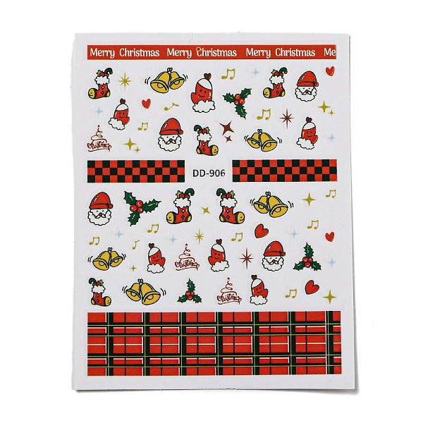 PandaHall Christmas Theme Nail Decals Stickers, PET Self-adhesive Nail Art Supplies, for Woman Girls DIY Nail Art Design, Mixed Shapes...
PandaHall Christmas Theme Nail Decals Stickers, PET Self-adhesive Nail Art Supplies, for Woman Girls DIY Nail Art Design, Mixed Shapes...