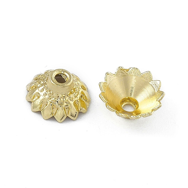 PandaHall Rack Plating Alloy Bead Caps, Multi-Petal, Flower, Light Gold, 10x5mm, Hole: 1.8mm Alloy
PandaHall Rack Plating Alloy Bead Caps, Multi-Petal, Flower, Light Gold, 10x5mm, Hole: 1.8mm Alloy